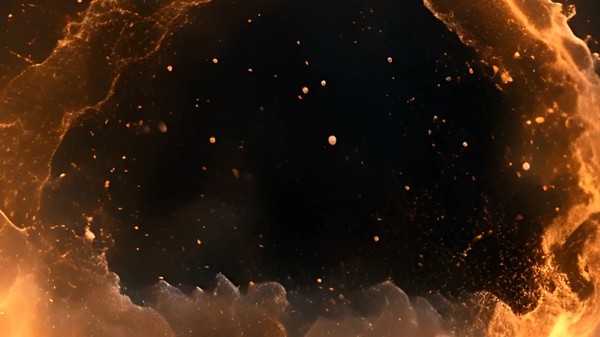 Cosmic Firestorm Intense Overlay for Sci-Fi Logo Animation